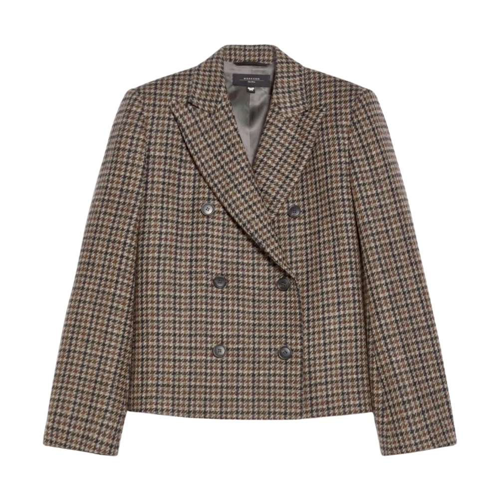 Max Mara Weekend Wool Blazer Nausica Brown Dames