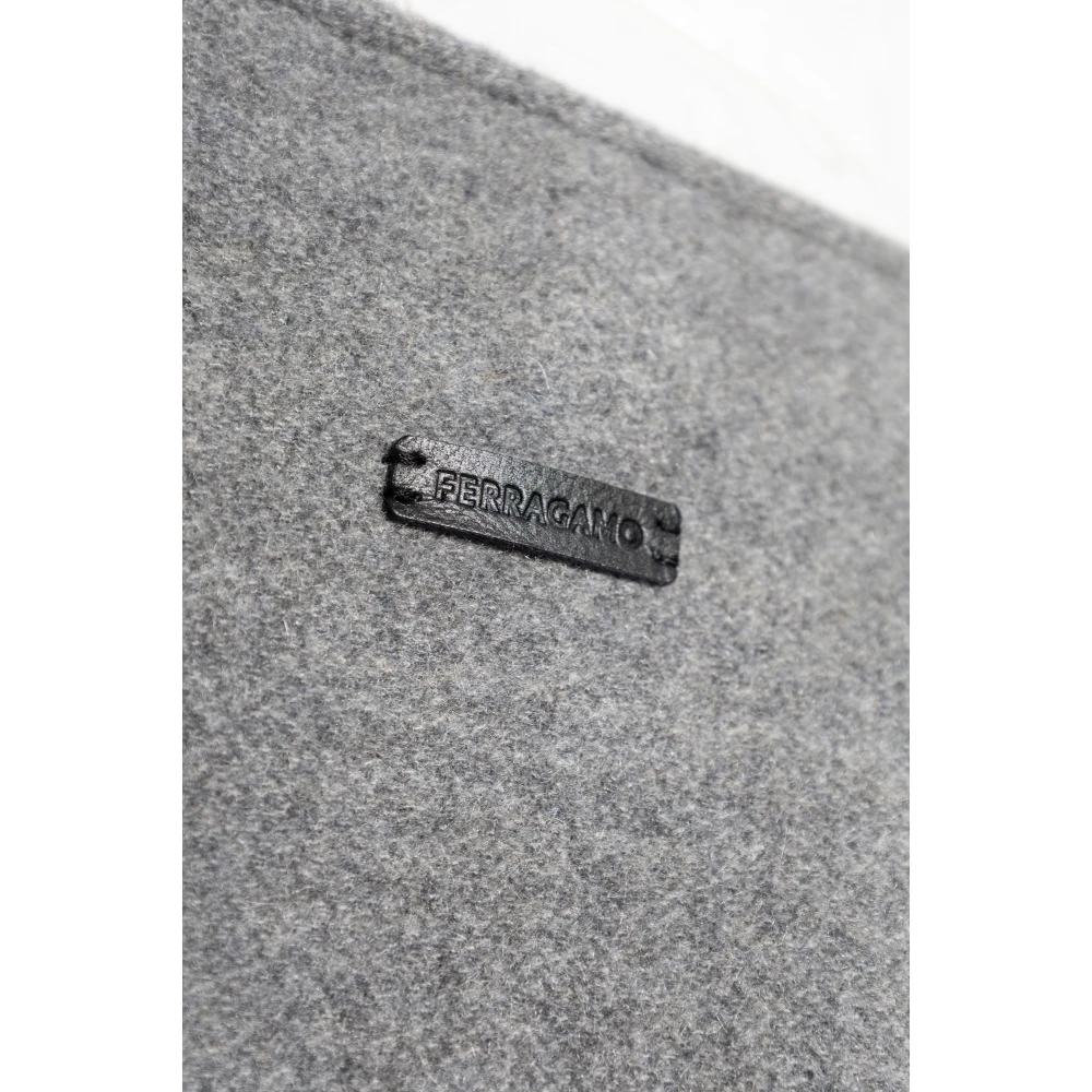 Salvatore Ferragamo Omkeerbare poncho Gray Dames