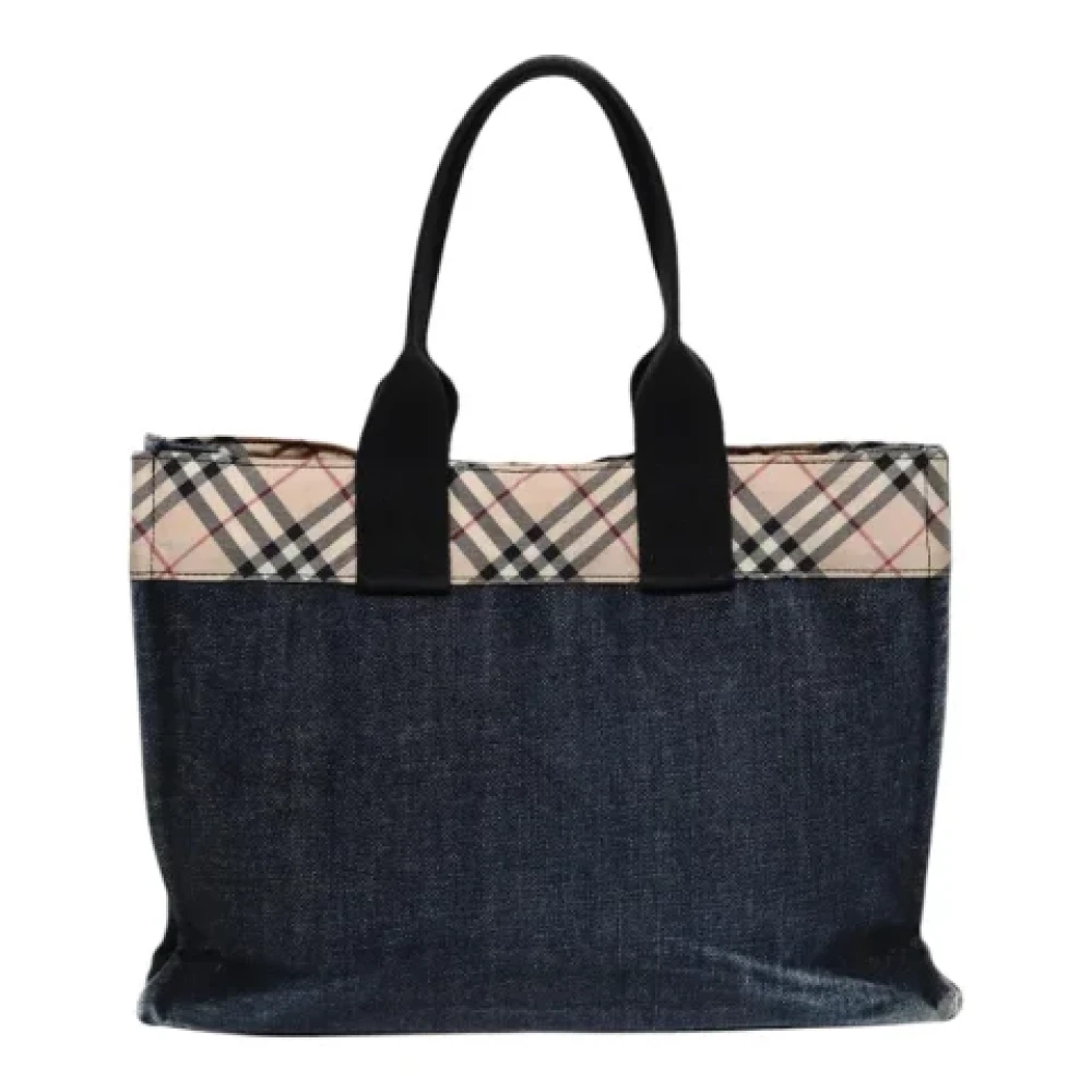 Burberry Vintage Pre-owned Nylon totes Blue Dames