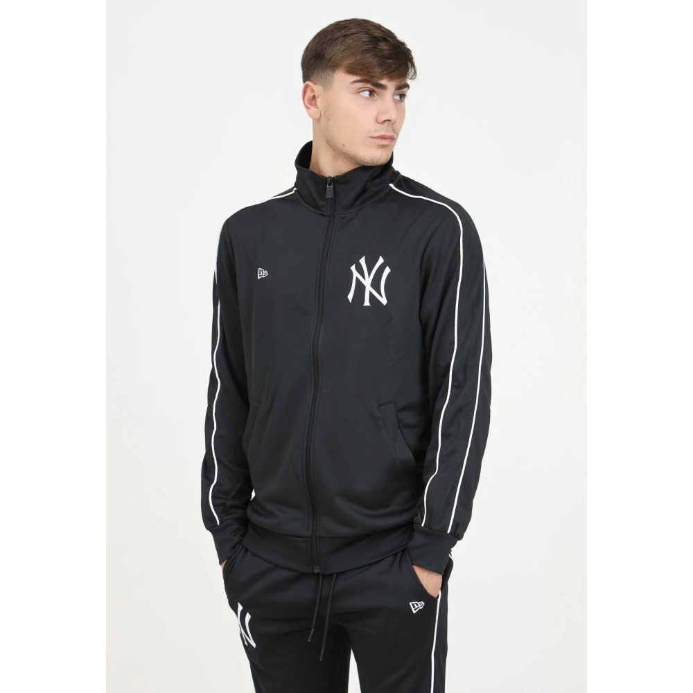 new era Zwarte Zip-sweater New York Yankees MLB Black Heren