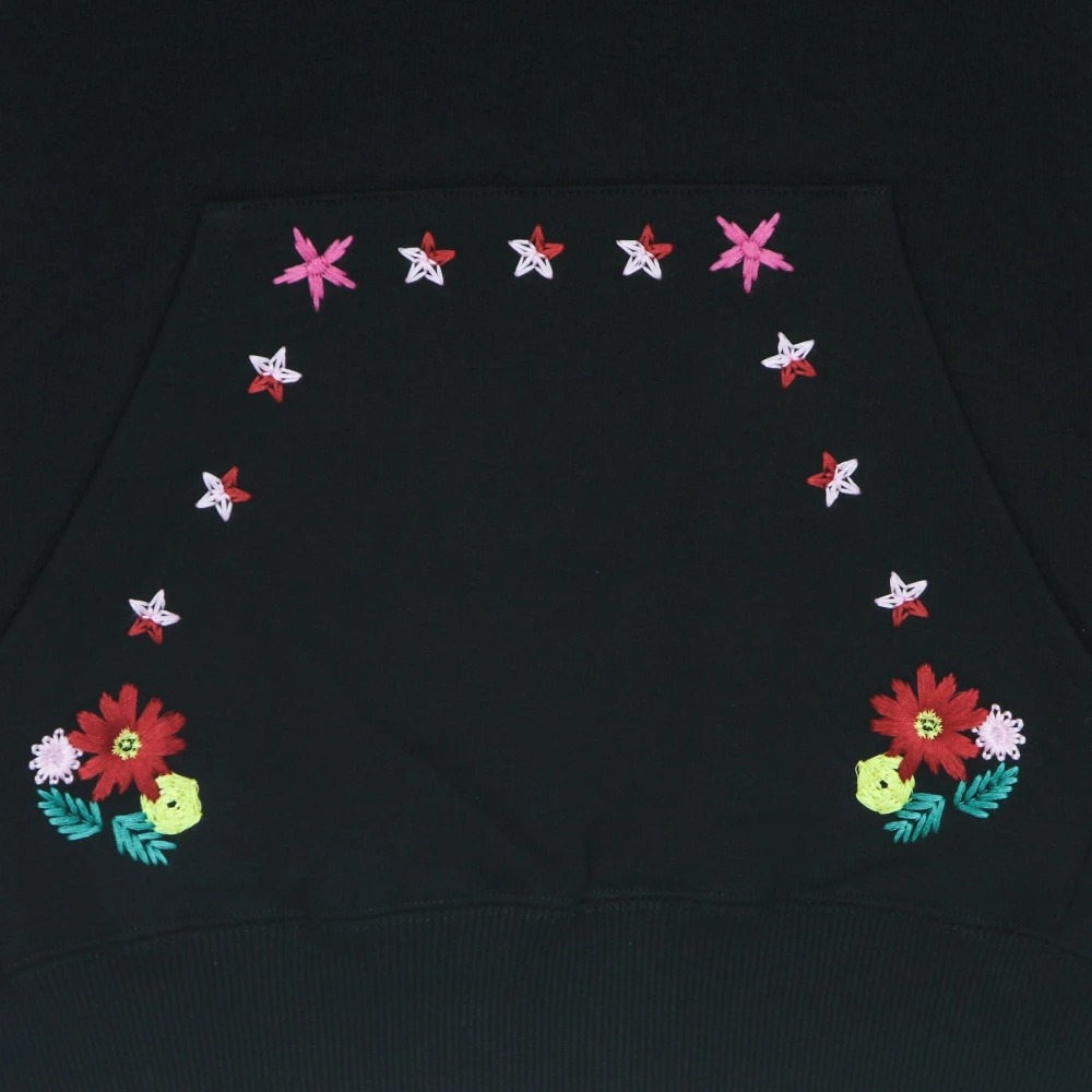 Iuter Zwarte lichtgewicht capuchontrui Bouquet Black Heren