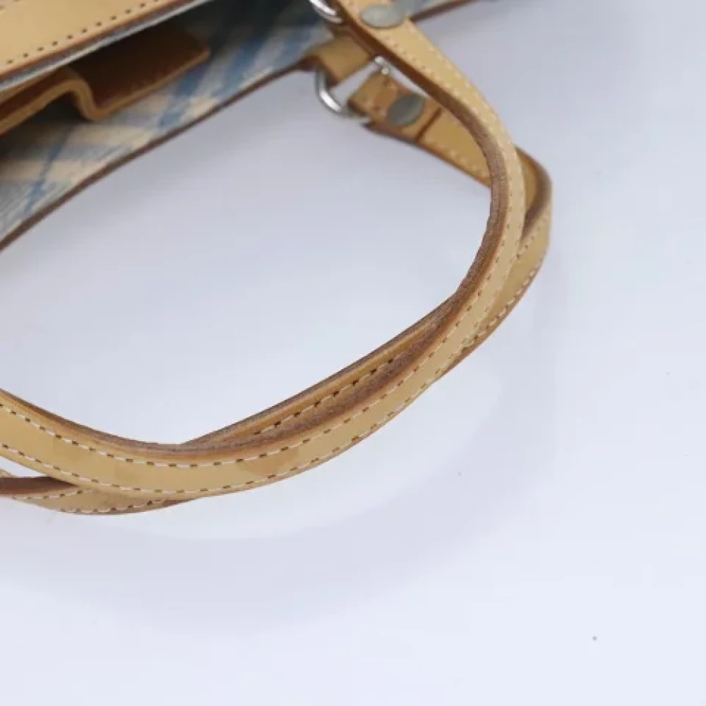 Burberry Vintage Pre-owned Canvas handbags Blue Dames