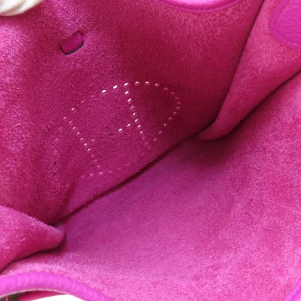 Hermès Vintage Pre-owned Leather shoulder-bags Purple Dames