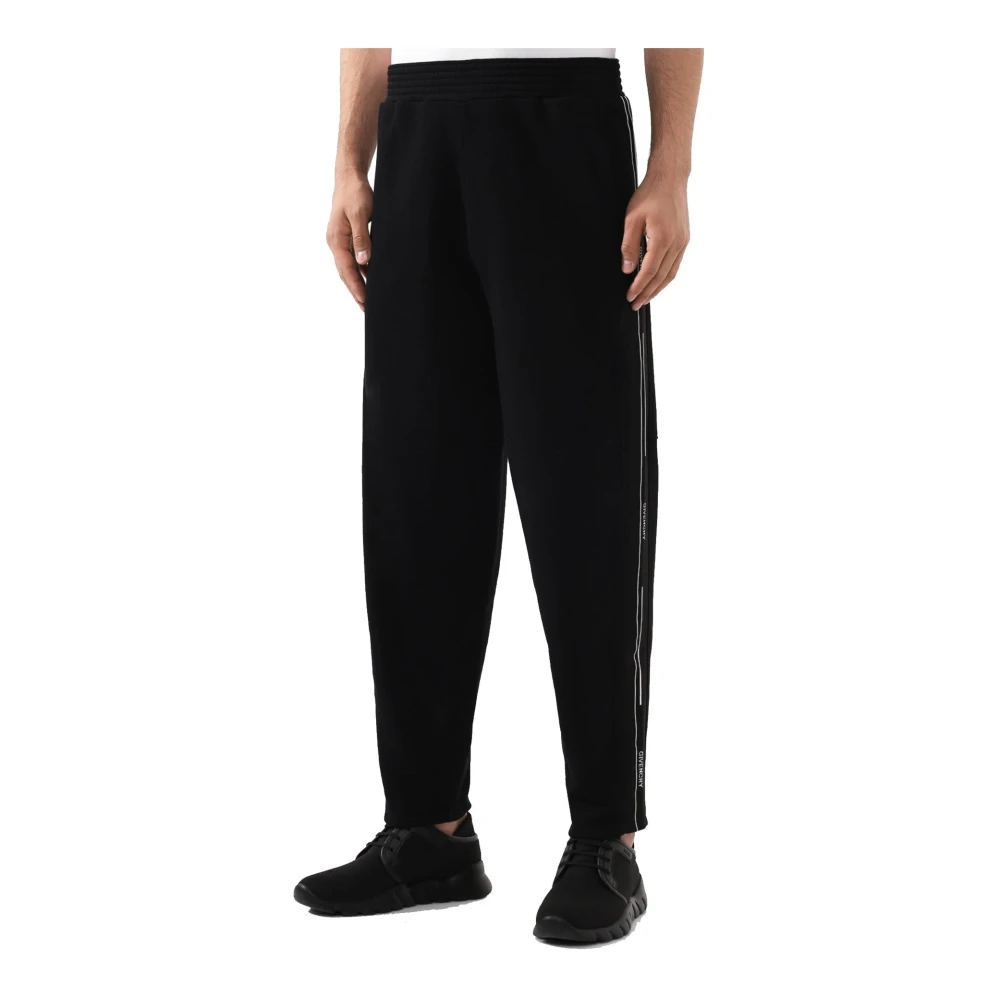 Givenchy Katoenen Joggingbroek met Logo Detail Black Heren