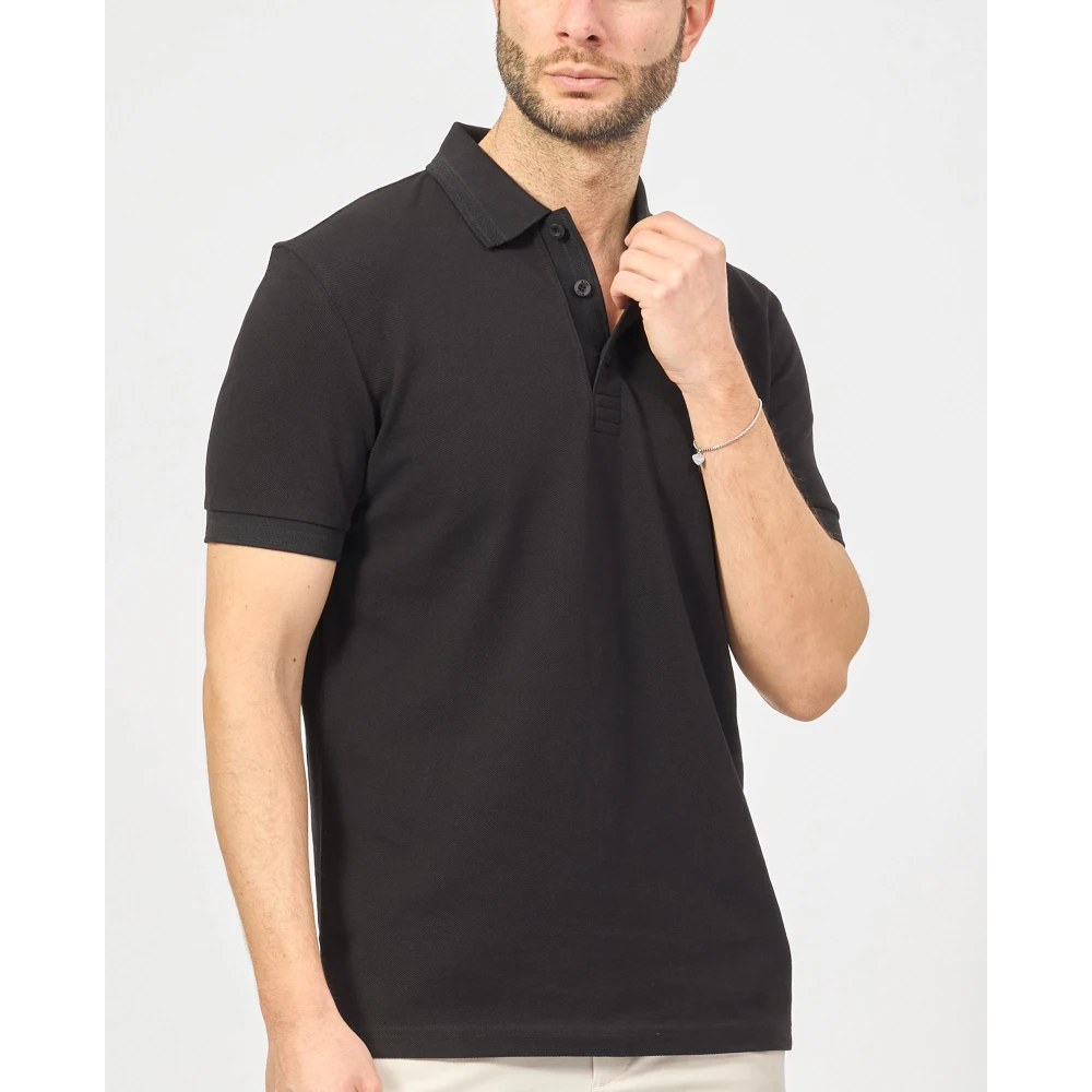 Hugo Boss Heren Paddy Polo met Contrastdetails Black Heren