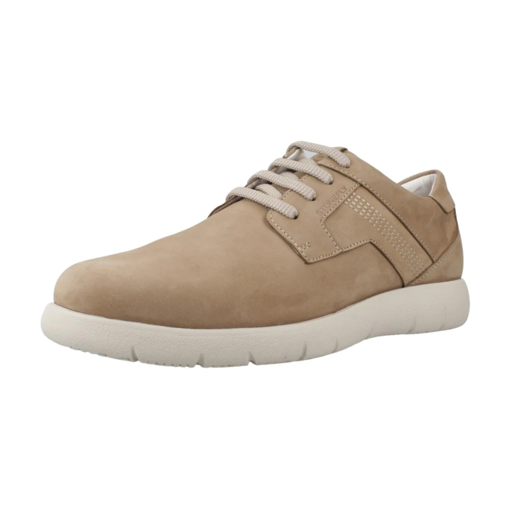 Stonefly Mannelijk Bruin Schoenen Heren, 42 Eu, Leer, Stream 28 Nabuk
