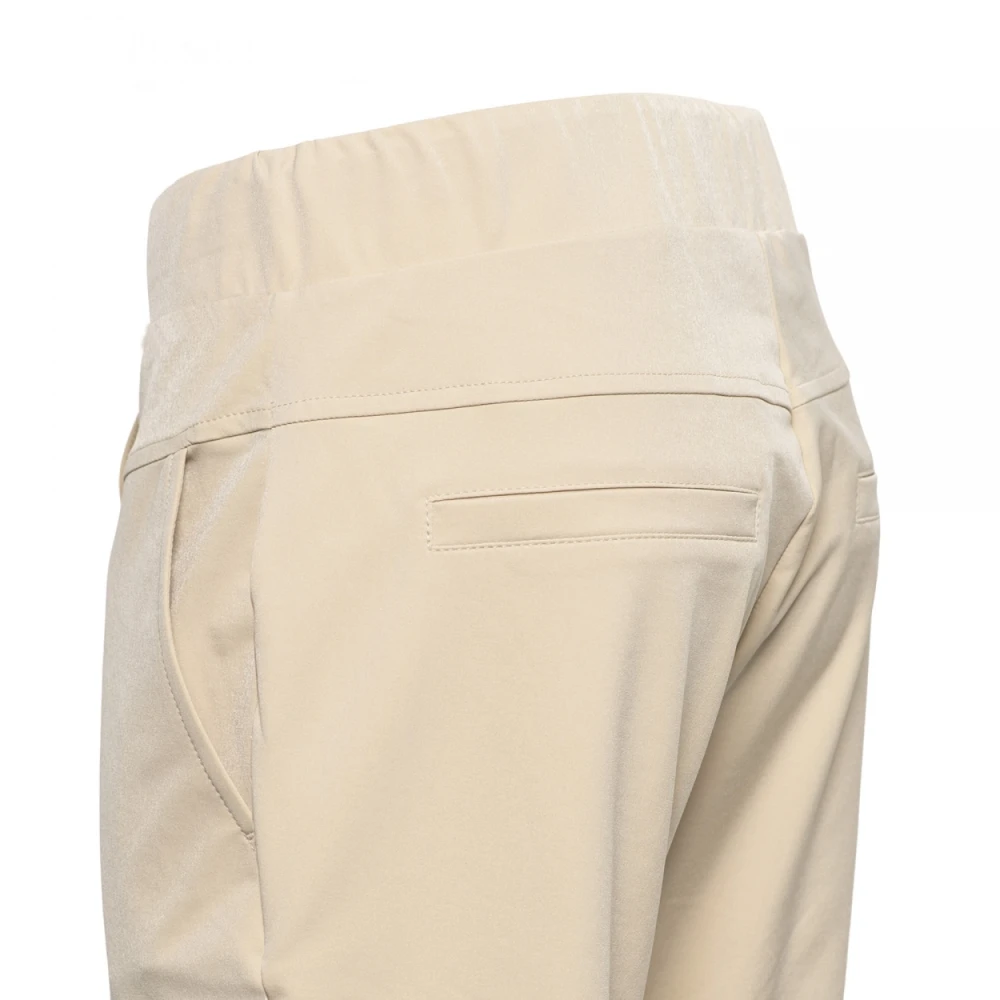 &Co Woman Broek met verkorte pijpen Zomerse stijl Beige Dames