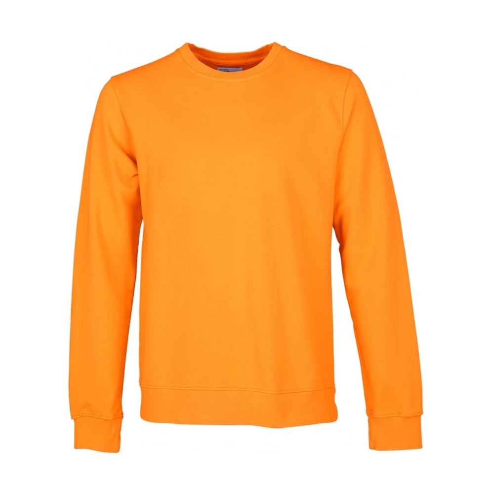 Colorful Standard Klassieke Organische Ronde Hals Sweatshirt Orange Heren