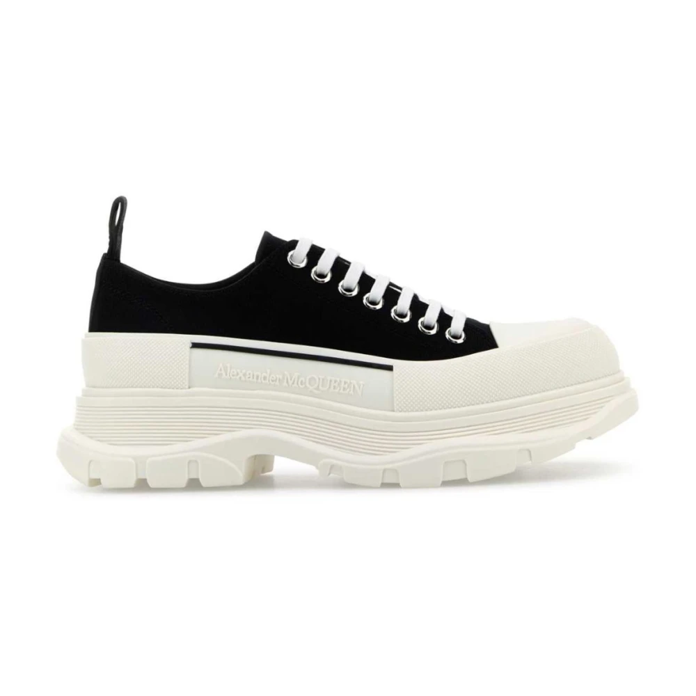 Alexander McQueen Zwarte Sneakers voor Mannen Aw25 Heren Schoenen Wit