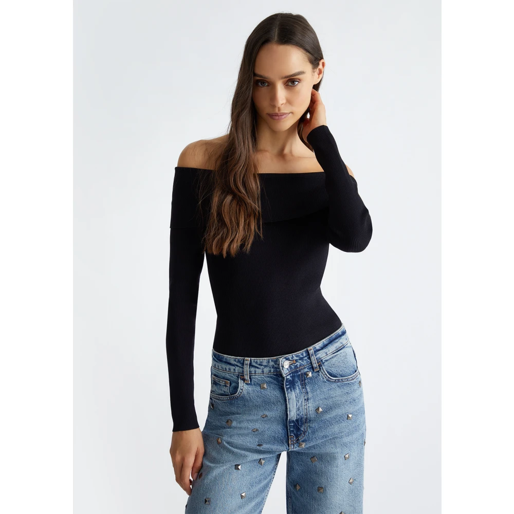 Liu Jo Gebreide Top Black Dames