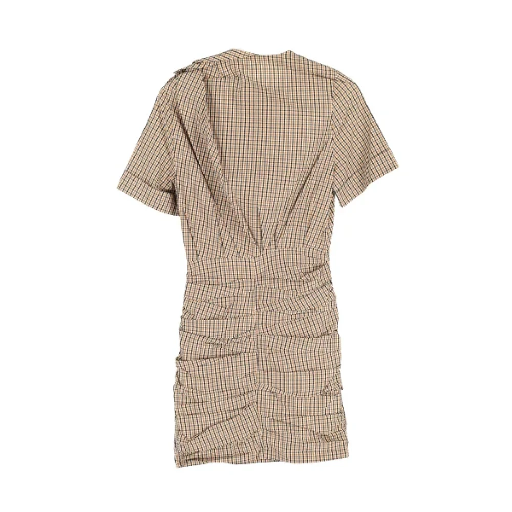 Isabel Marant Pre-owned Cotton dresses Beige Dames