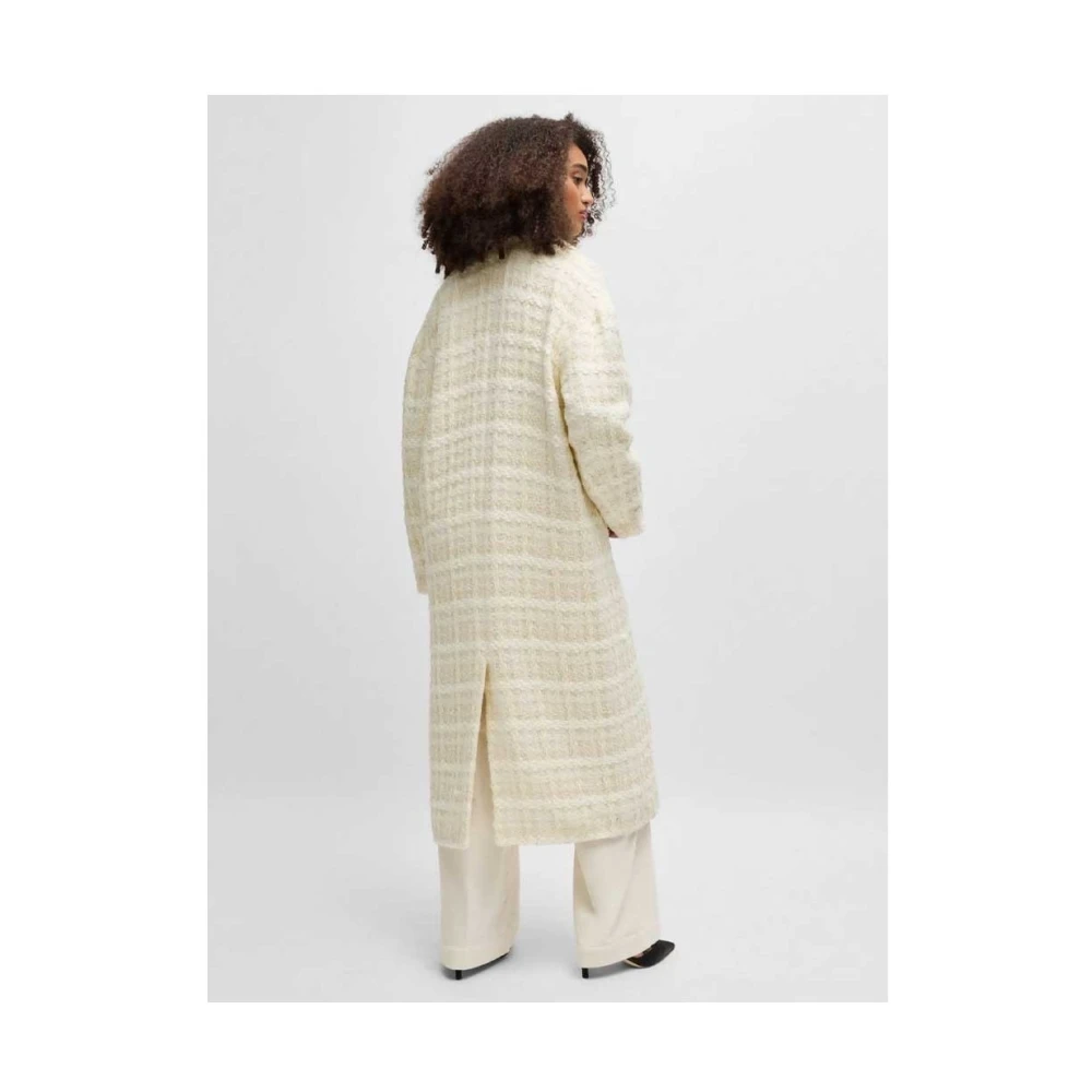 Hugo Boss Stijlvolle Herenoverhemd Collectie Beige Dames