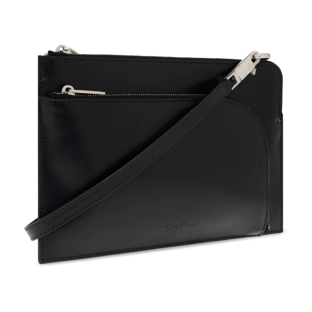 Rick Owens Shoulder Bag Club Black Heren