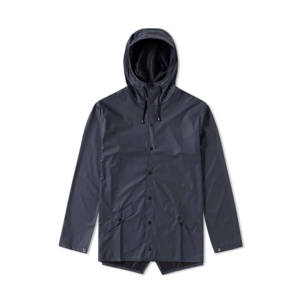 Rains Hedendaagse unisex waterdichte jas Blue Heren
