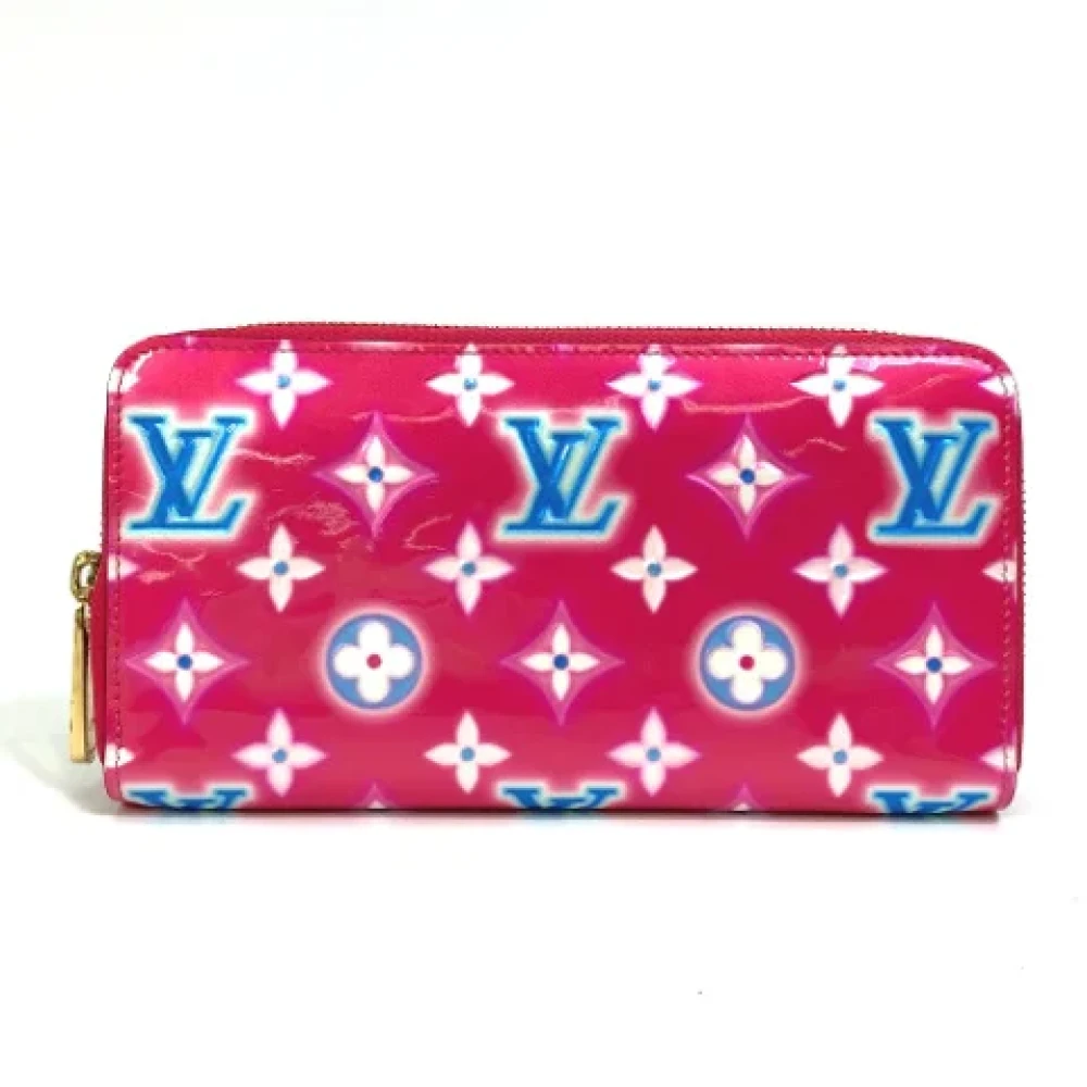 Louis Vuitton Vintage Pre-owned Fabric wallets Pink Dames