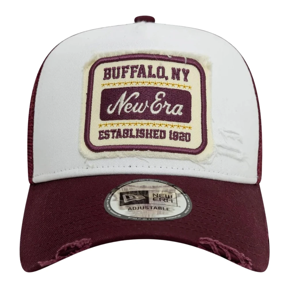 new era Distress Trucker Pet Rode Patch Multicolor Unisex