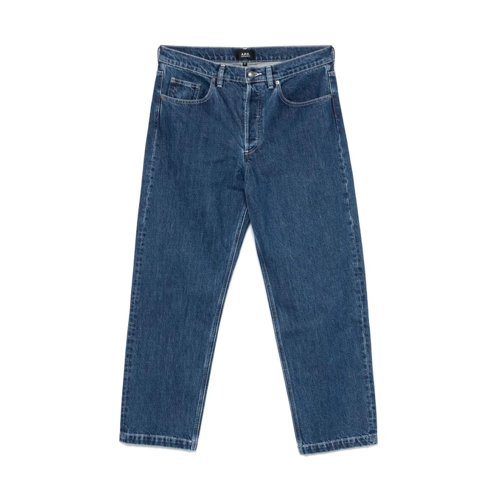 A.p.c. Indigo Blauwe Klassieke Vijf Zak Jeans Blue Heren