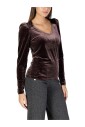 bruine-velvet-v-hals-gebreide-top
