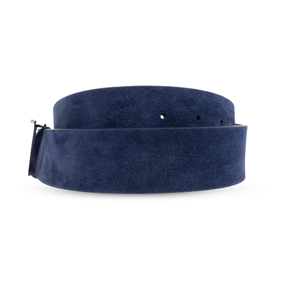The Attico Suède riem Blue Dames