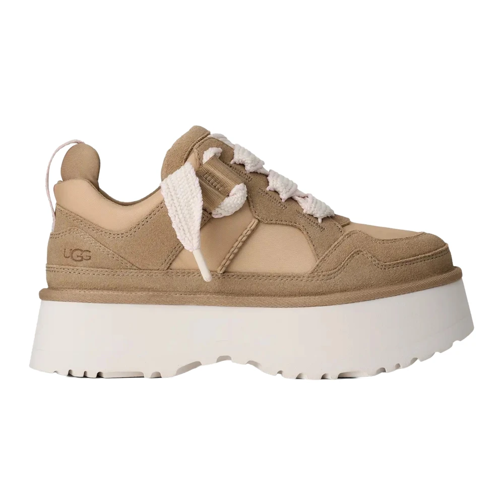 UGG Astromel Lace-up Platform Sneakers Dames Schoenen Beige