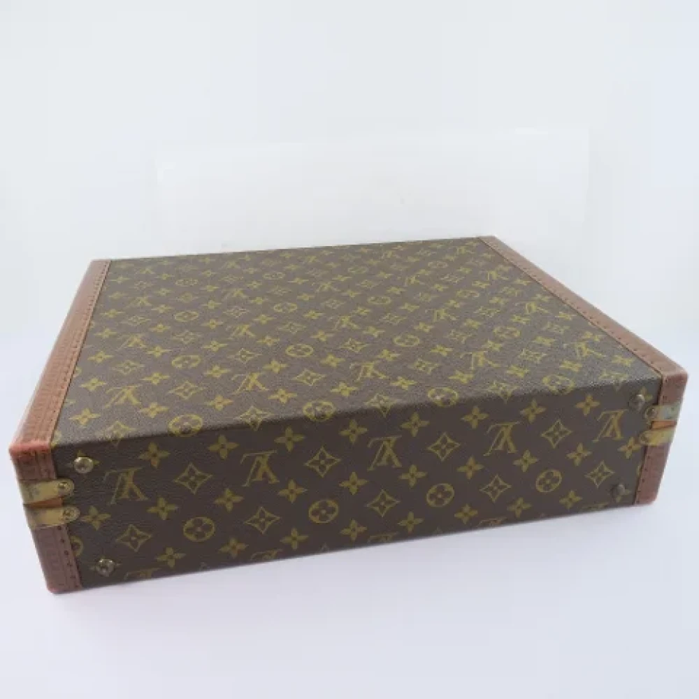 Louis Vuitton Vintage Pre-owned Canvas briefcases Brown Dames