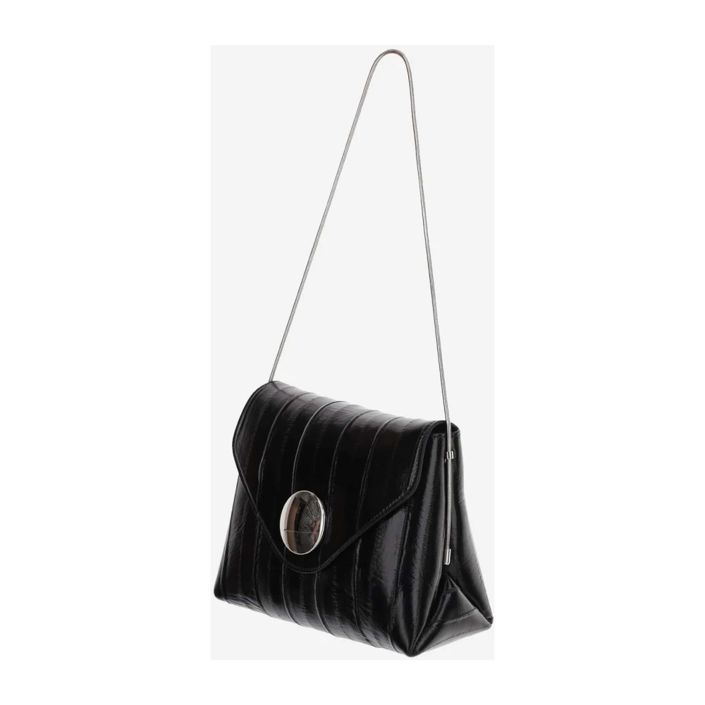 Khaite Stijlvolle Zwarte Leren Enkellaarzen Black Dames