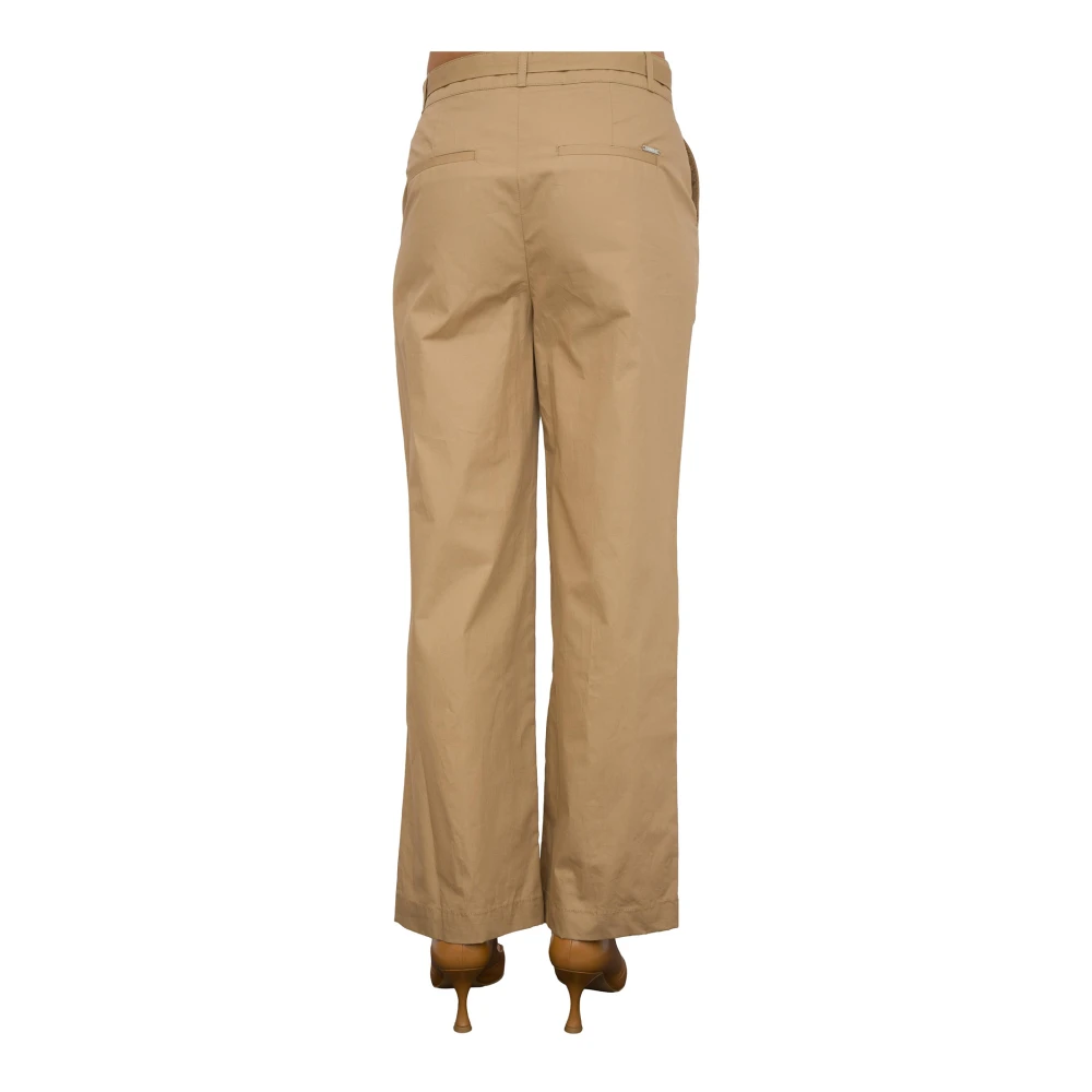 Liu Jo Beige Jewel Regular Broek Beige Dames