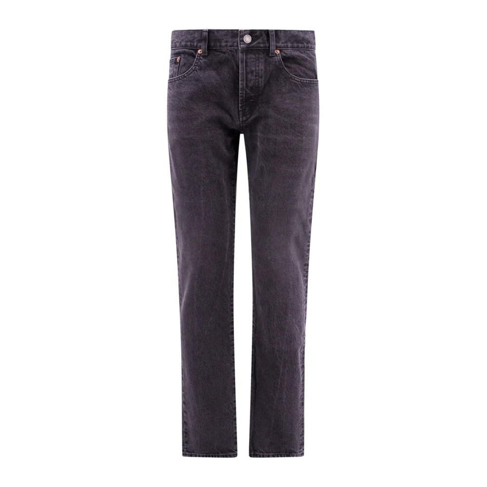 Saint Laurent Zwarte Jeans voor Heren Aw22 Black Heren