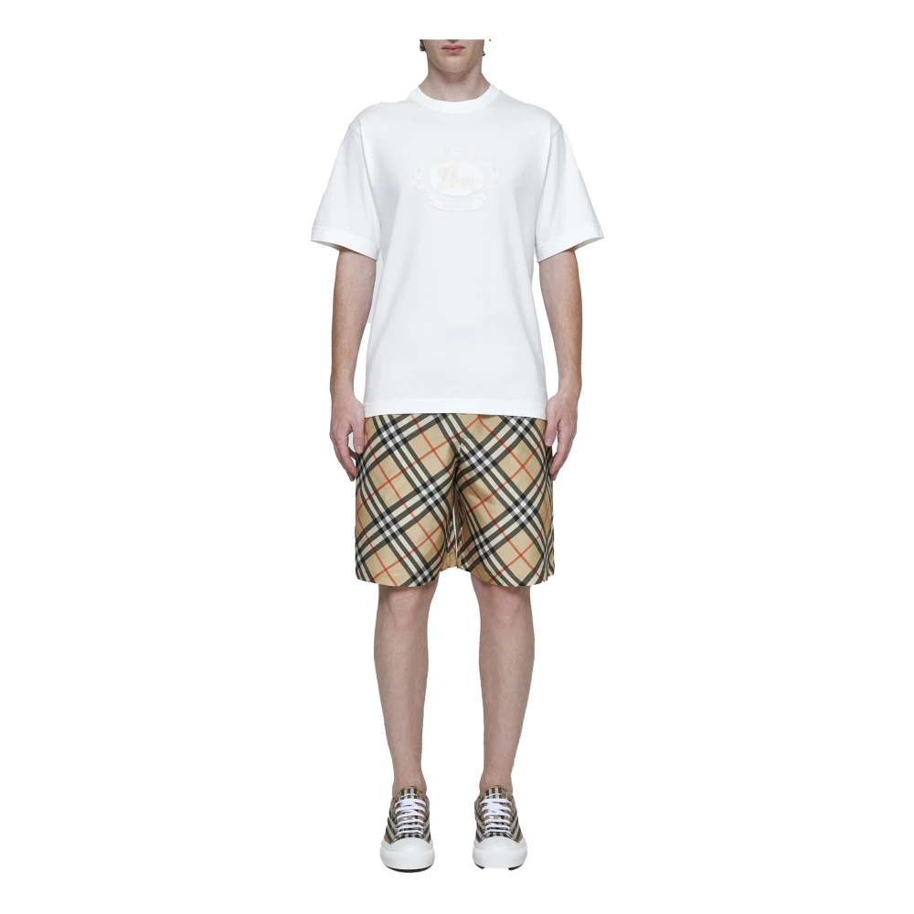 Burberry Stijlvolle T-shirts en Polos White Heren