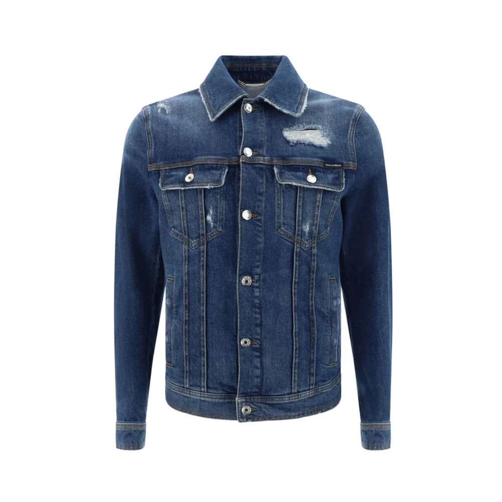 Dolce & Gabbana Stijlvolle Jassen voor Mannen en Vrouwen Blue Heren