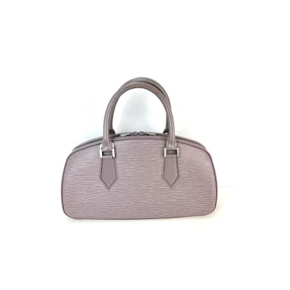 Louis Vuitton Vintage Pre-owned Leather handbags Gray Dames