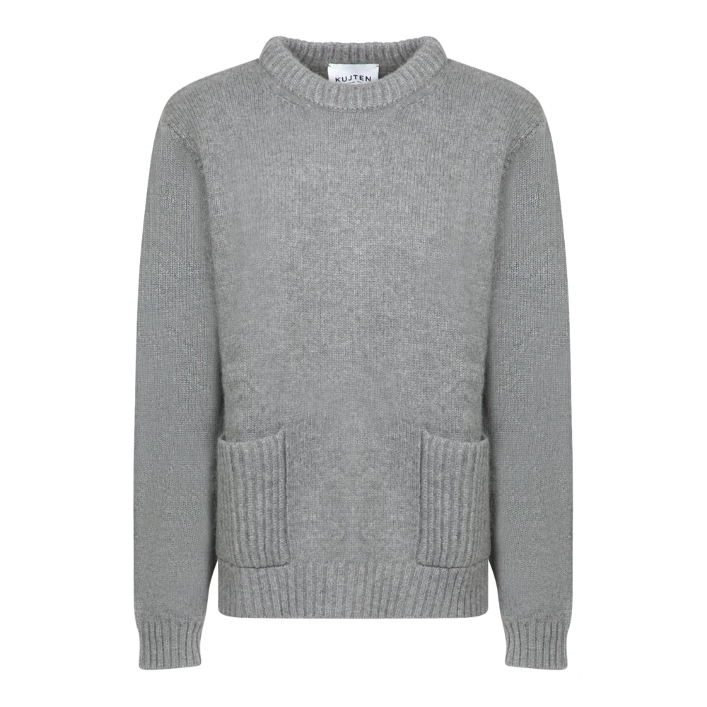 Kujten Grijze Gebreide Kleding Aw24 Gray Dames