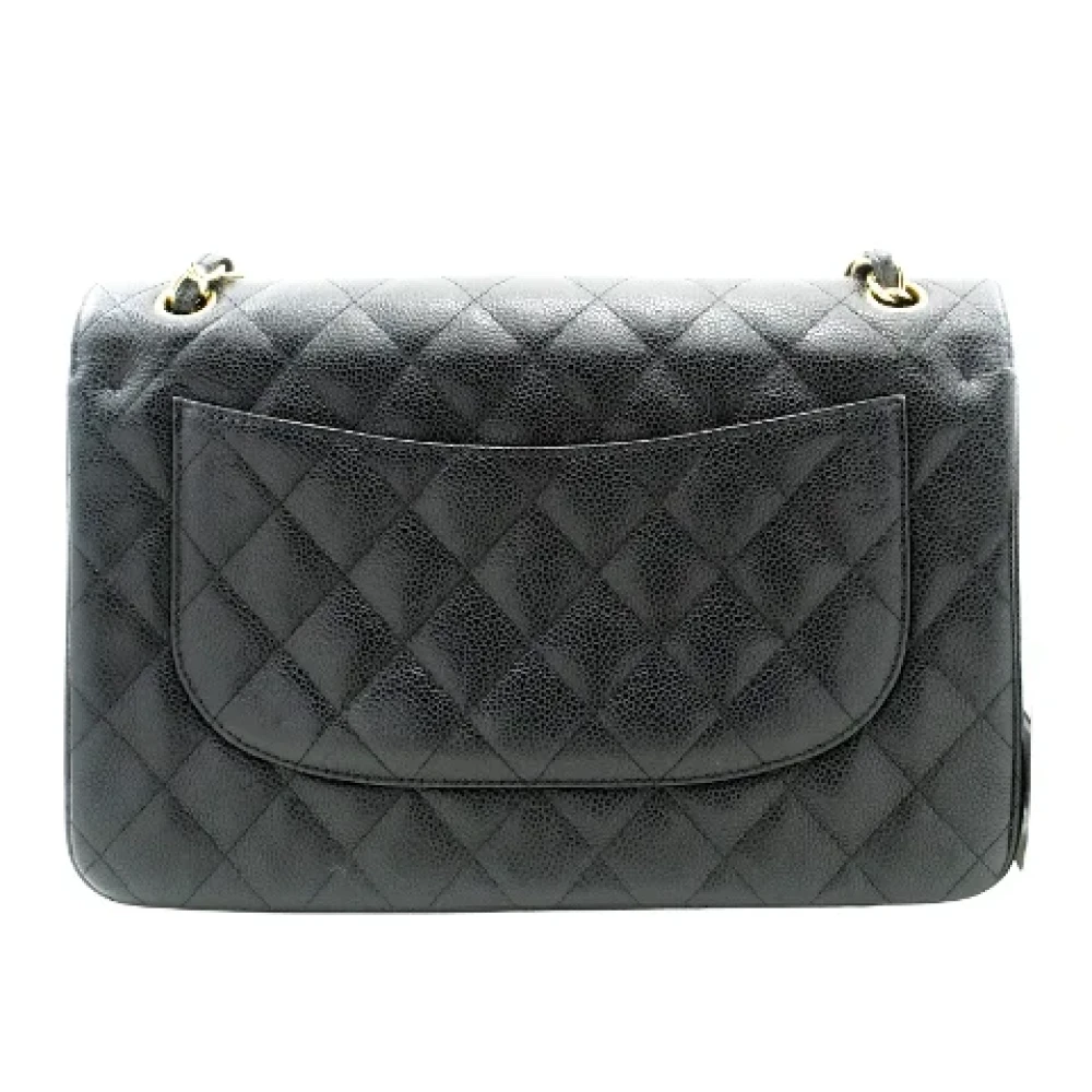 Chanel Vintage Pre-owned Leather shoulder-bags Black Dames