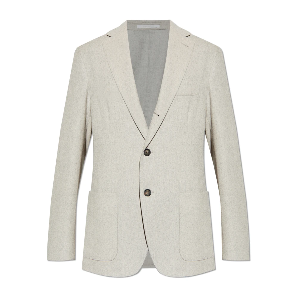 Eleventy Grå Ull Blazer