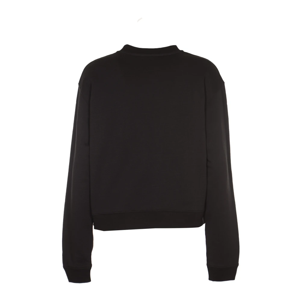 TORY BURCH Zwarte French Terry Sweaters Black Dames