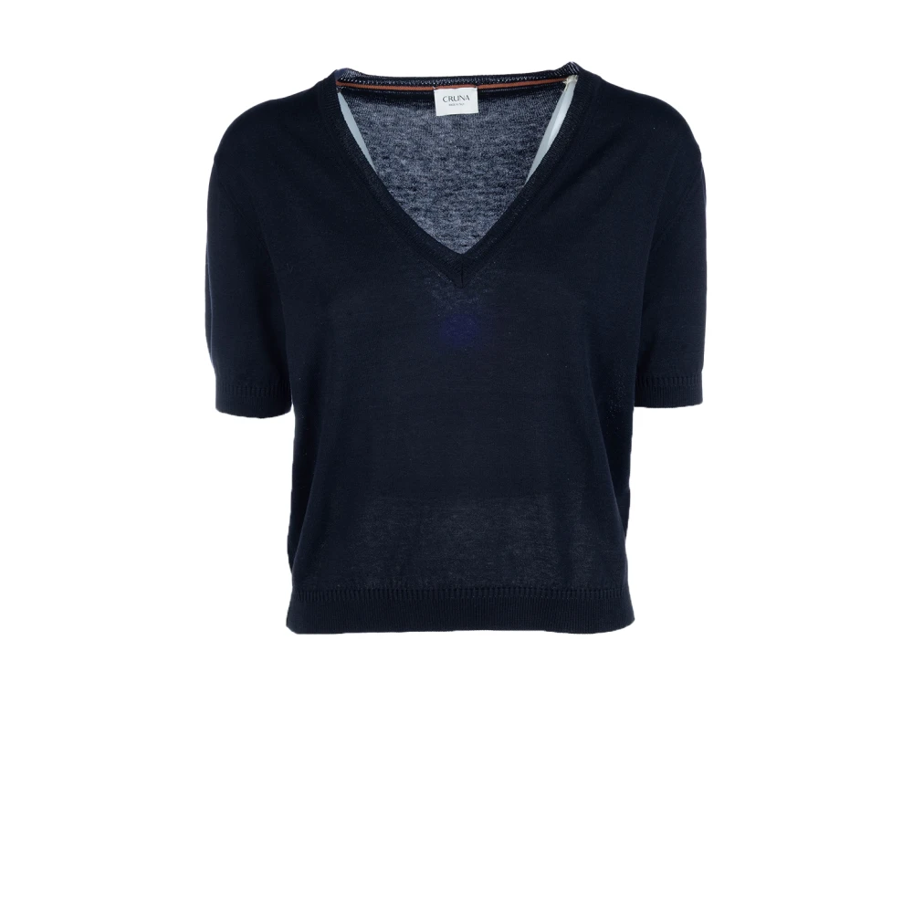 Knitwear > V-neck Knitwear - - Cruna - Modalova