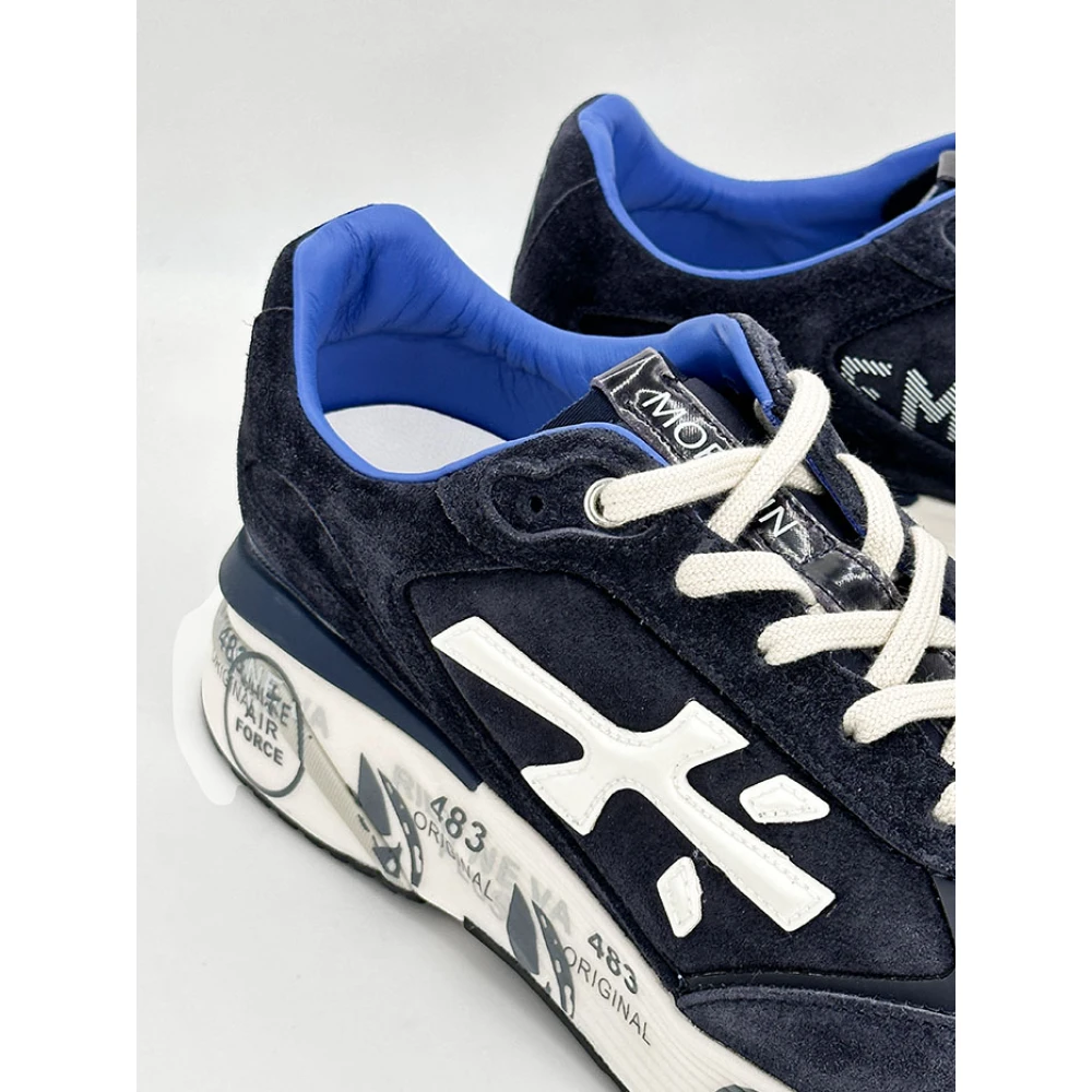 Premiata Blauwe Moerun Sneaker Blue Heren