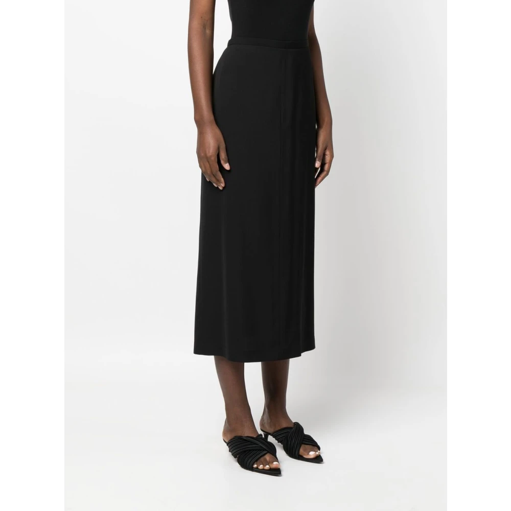 The Row Zwarte hoge taille rok Black Dames