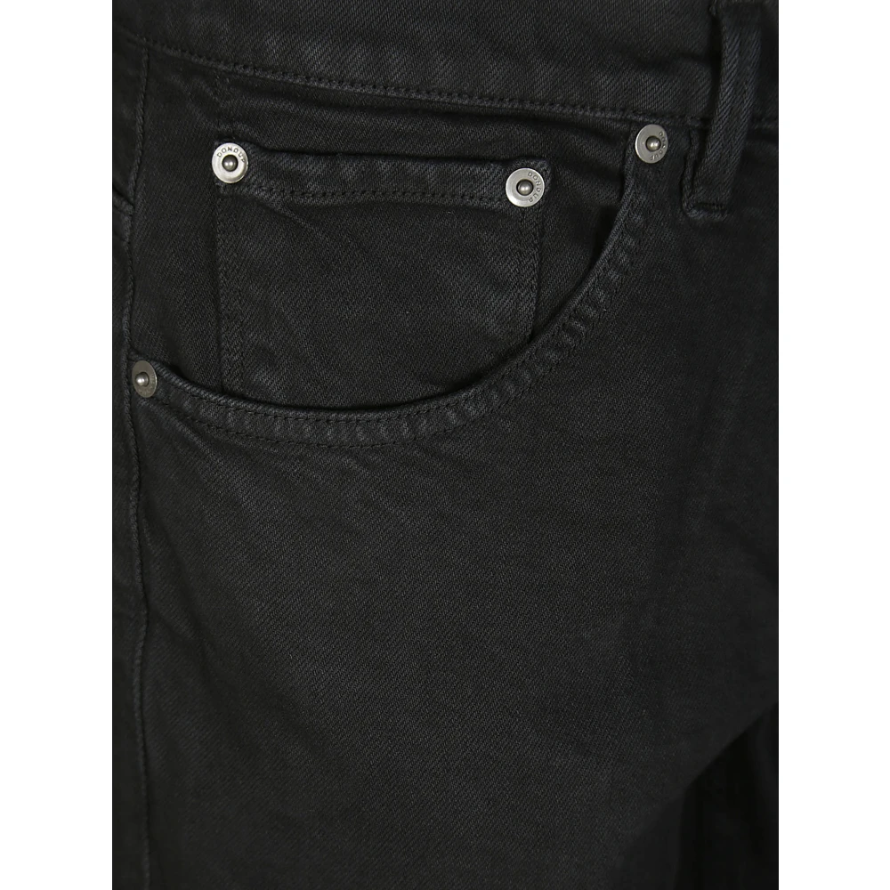 Dondup Zwarte Bull Brighton Jeans Black Heren