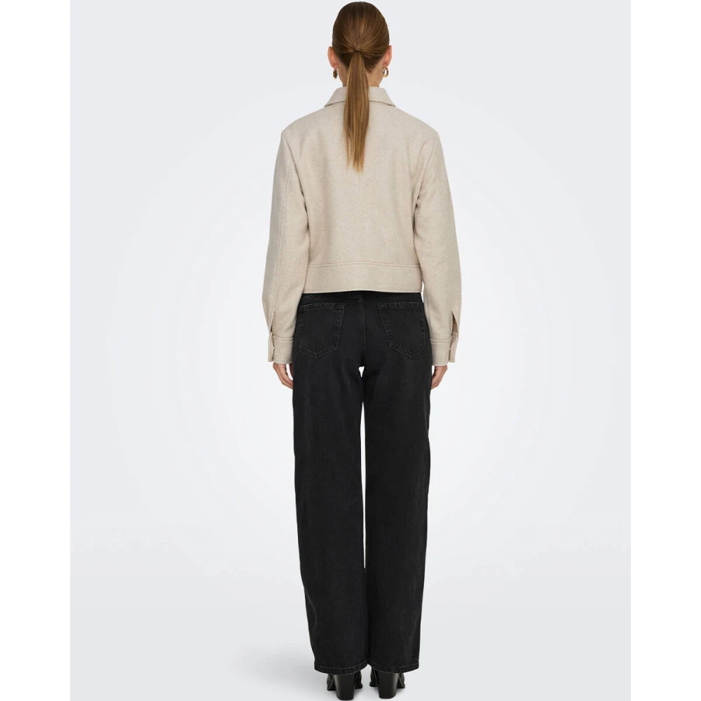 Only Cargo jack met korte levensstijl Beige Dames