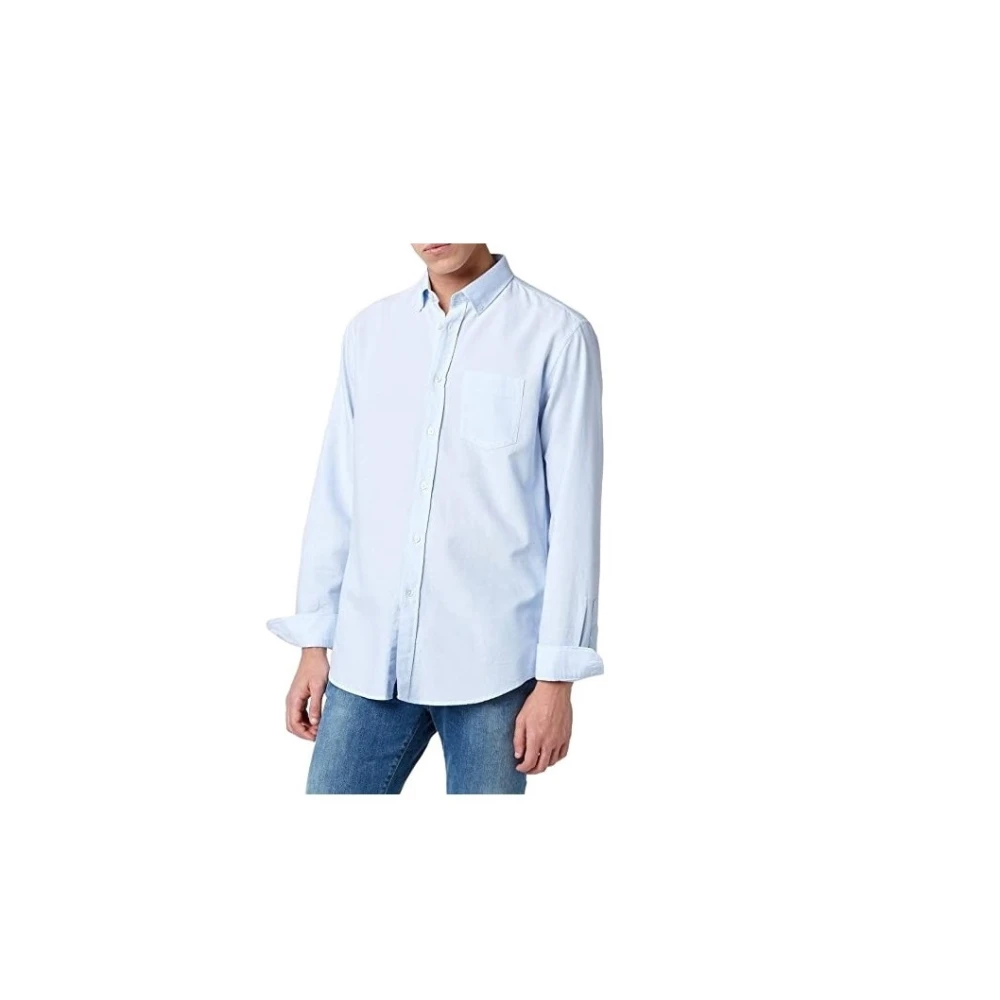 GAS Lange mouwen shirt Blue Heren