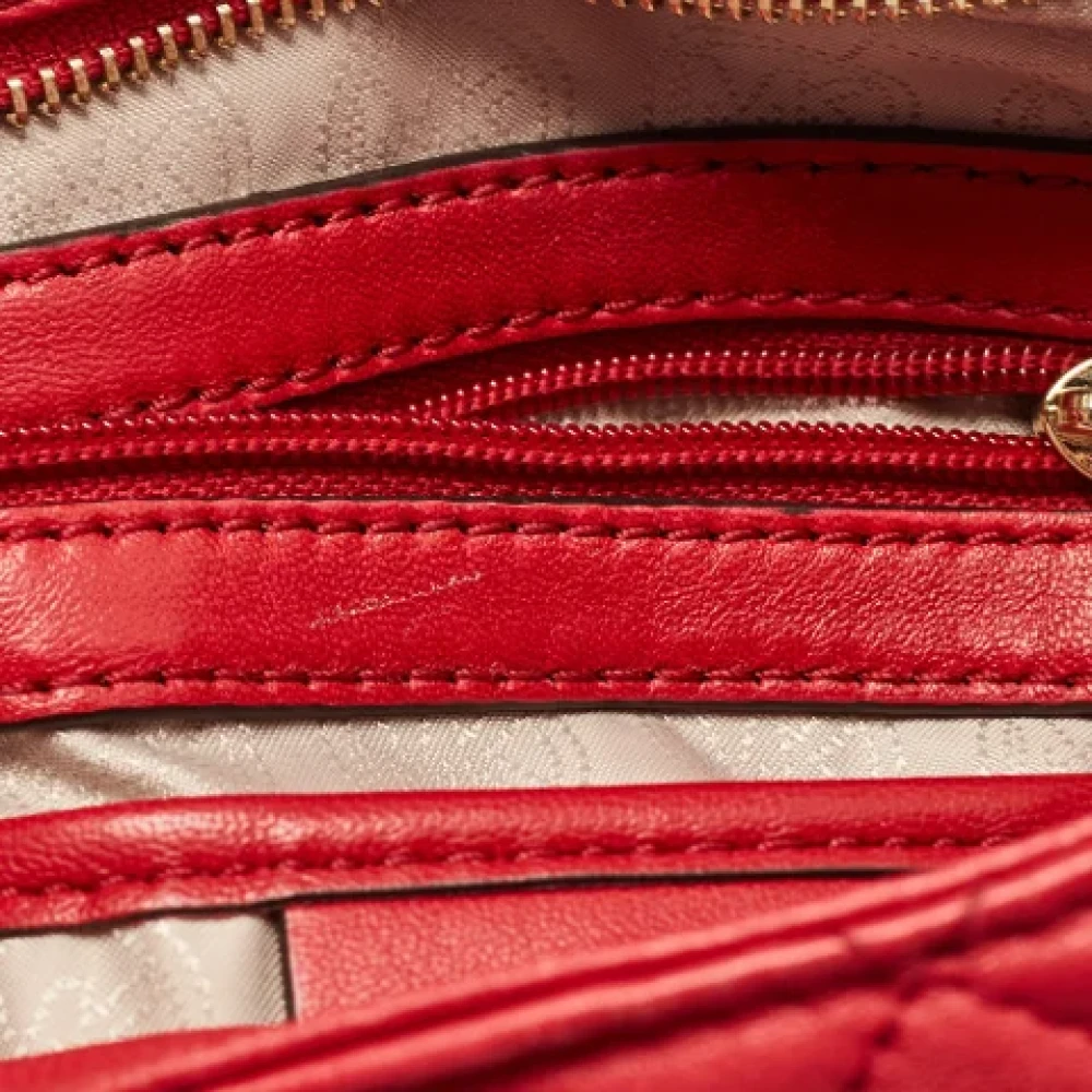 Michael Kors Pre-owned Leather handbags Red Dames