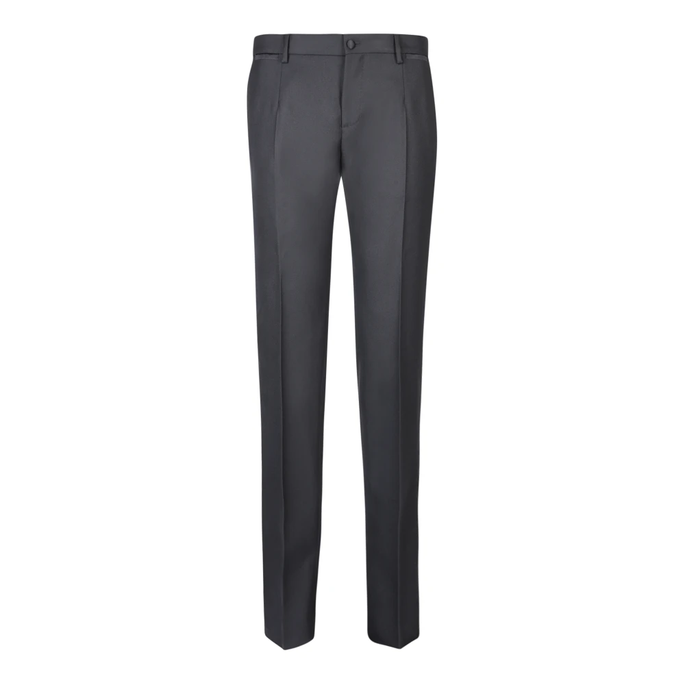 Dolce & Gabbana Men's Black Trousers For Aw23
