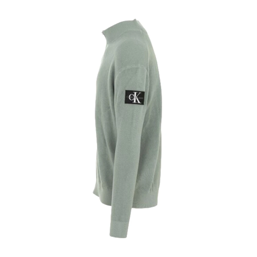Calvin Klein Stijlvolle Gebreide Cardigan Sweater Gray Heren