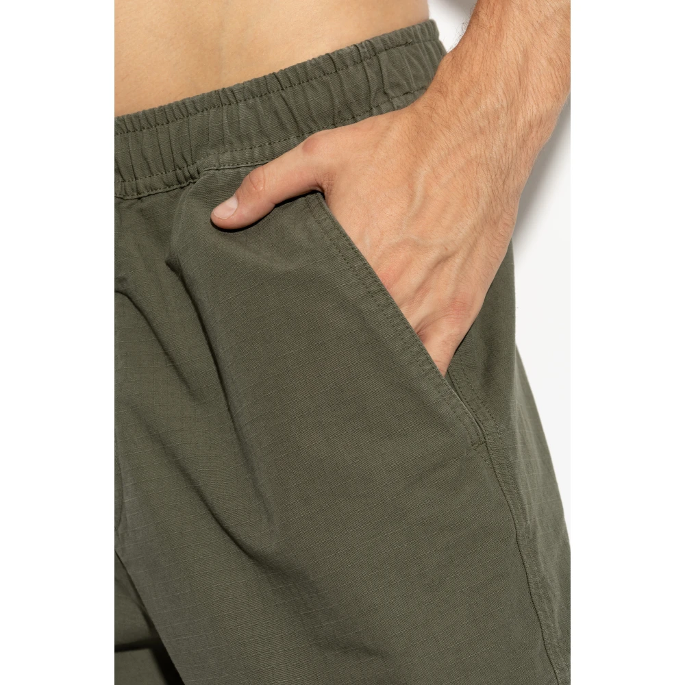 Stone Island Broek met logo Green Heren