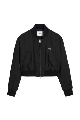 veste-noire-a-col-baseball-et-fermeture-eclair