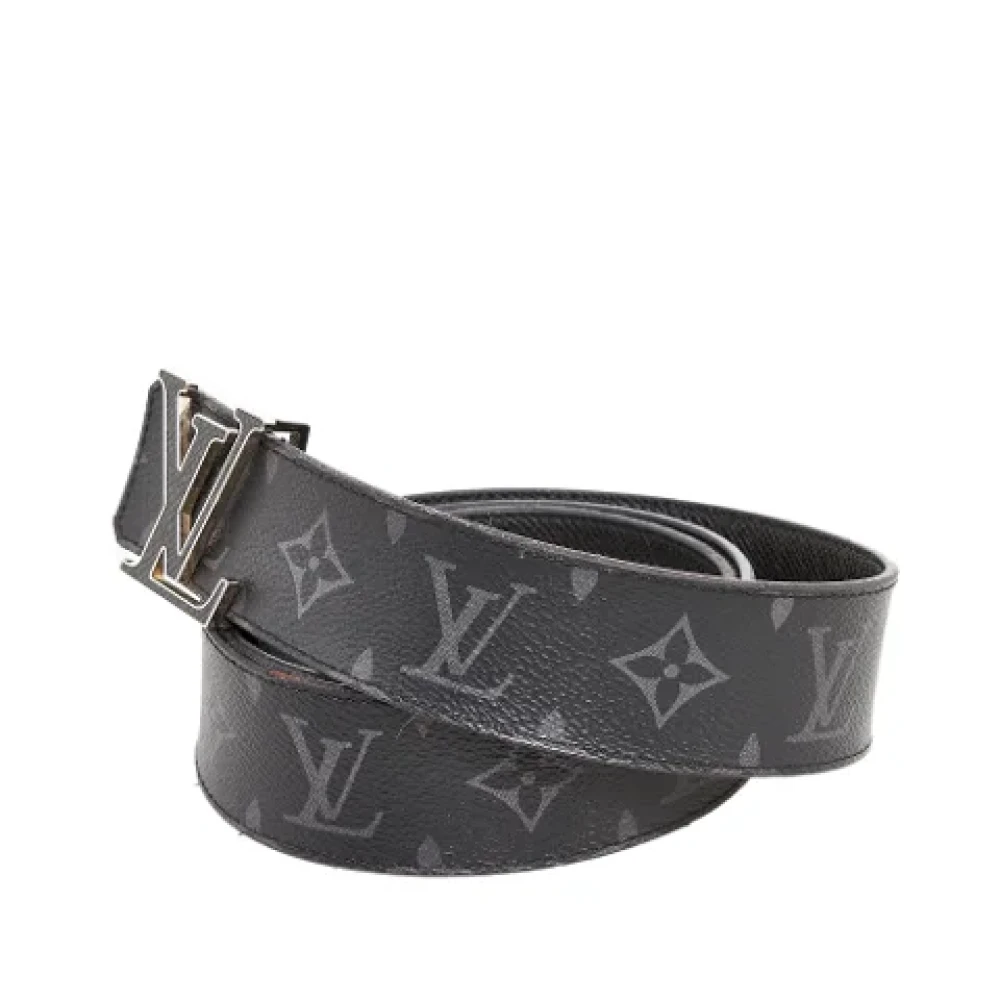 Louis Vuitton Vintage Pre-owned Canvas belts Black Dames