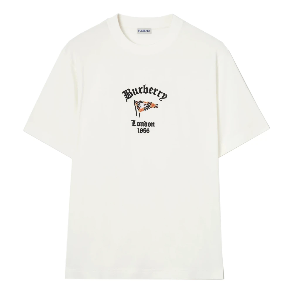 Burberry Uomo T-Shirt In Jersey Di Cotone Con Ricamo Bianco It Taglia 56- Mytheresa - Immagine 3