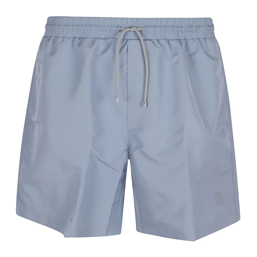 BRUNELLO CUCINELLI Blauwe zwemkleding voor heren Ss25 Blue Heren