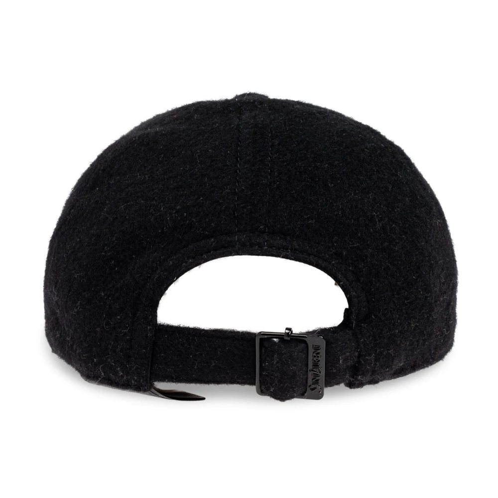 Saint Laurent Kasjmier baseballpet Black Dames